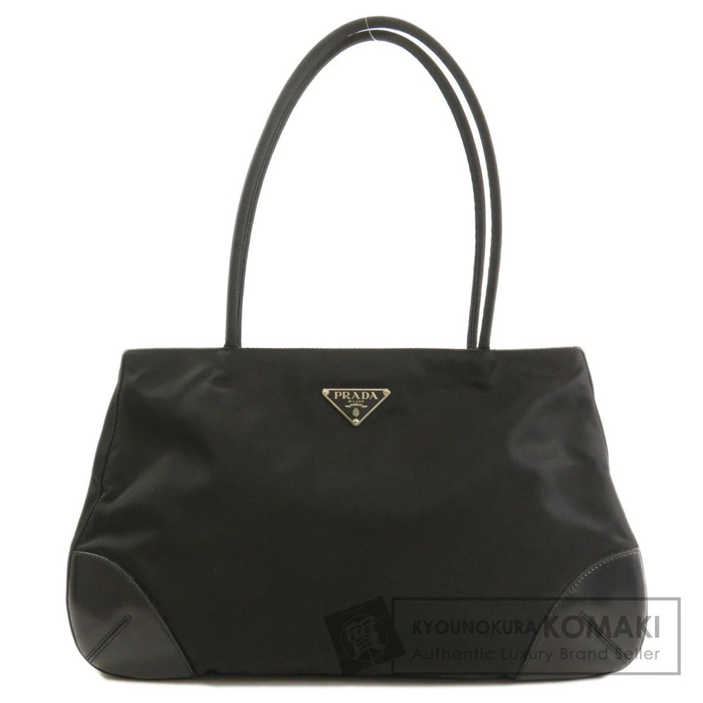 Prada Tessuto Leather black shoulder bag